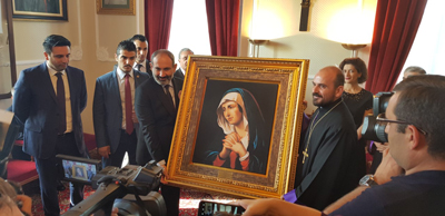 Հ. Հ. Վարչապետի պաշտօնակատար՝ Վսեմաշուք Տիար Նիկոլ Փաշինեան Զմմառու Վանքին մէջ